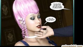 Busty Shemale Sucks Bigcock and Swallows Cum in 3D Hentai