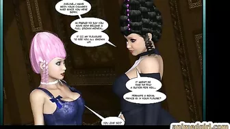 Busty Shemale Sucks Bigcock and Swallows Cum in 3D Hentai