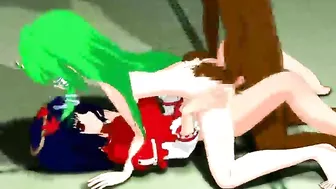 Shemale Gangbang Threesome with Dildos and Toons Shemale Gangbang Threesome with Dildos and Toons