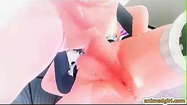 Two Shemale Porn Stars Anal Fucked in 3D Anime Hentai - 3DPorn