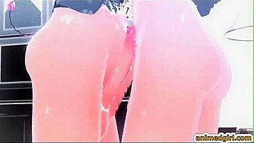 Two Shemale Porn Stars Anal Fucked in 3D Anime Hentai - 3DPorn