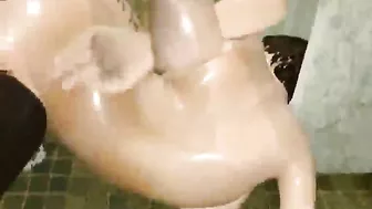 Anime Babe Gets Clipped for Big Tit Ride