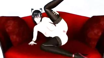 Hardcore Shemale Jerk Off Fun with Big Boobs and Anime Toons!