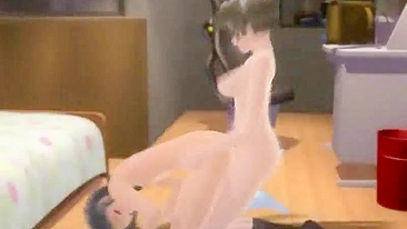 Shemale Hardcore Fucked Bareback in Hentai Anime