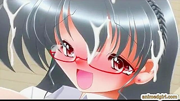 Shemale with Big Boobs Gets Licked by Monster Cock in 3D Bondage Porn