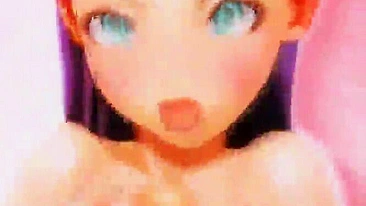 Shemale Hentai Fucks Big Boobs in 3D Porn