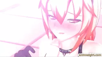 Hardcore Shemale Handjob and Blowjob with Stiff Cock in 3D Hentai