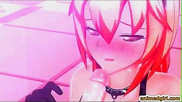 Hardcore Shemale Handjob and Blowjob with Stiff Cock in 3D Hentai