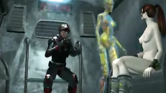 3d Animation - Girl Threesome Fucked