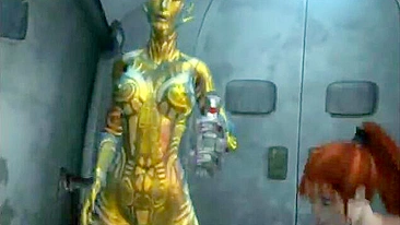 3d Animation - Girl Threesome Fucked