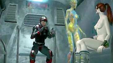 3d Animation - Girl Threesome Fucked