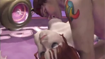 Alien Monsters Experiment on Abducted Human MILF in 3D Porn