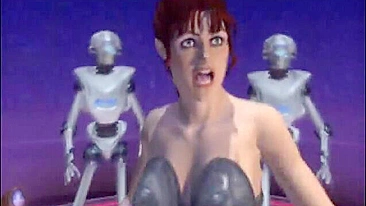 Alien Monsters Experiment on Abducted Human MILF in 3D Porn