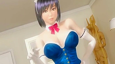 Hentai Shemale Masturbates Bareback in Anime Toon