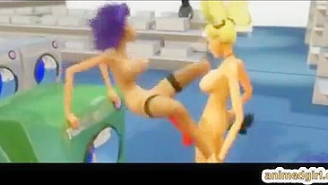 Ghetto Strapon Fuck - 3D Animated Porn