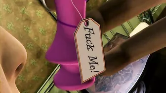 Self-Love in 3D Hentai - Exploring Her Pussy with a Dildo