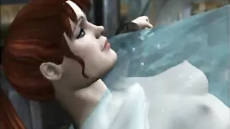 Chained and Fucked by Water Monster in 3D Animation