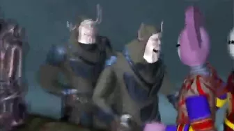 3D Anime Gangbang by Monsters in the Great Outdoors