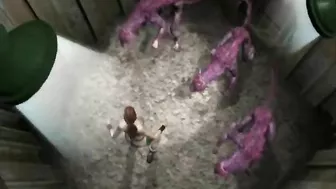 3D Anime Gangbang by Monsters in the Great Outdoors