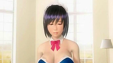 3d Hentai Maid Shemale Hot Doggystyle Fucking