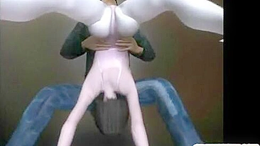 Bound in 3D Hentai, Squeezed Tits and Sixty-Nine Oral Sex with Anime