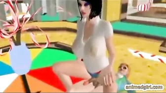Shemale Anime Fucks Hard in 3D Hentai Ghetto