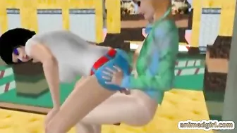 Shemale Anime Fucks Hard in 3D Hentai Ghetto
