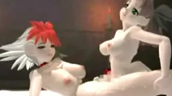 Shemale 3D Anime With Big Boobs Hot Fucking, shemale, 3d,  anime