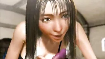 3D Animated Hentai Sucking Cock and Facial Cumshot