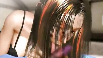 3D Animated Hentai Sucking Cock and Facial Cumshot