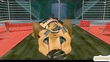 3D Hentai Ghetto Hot Dildoed Fucking