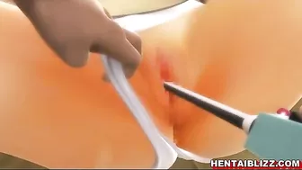 Two Guys Finger Chained Pussy, Suck Big Tits in 3D Hentai