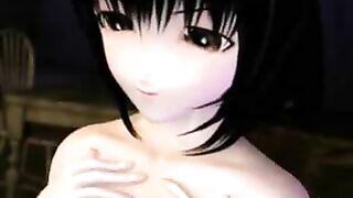 Shemale 3D Anime Ghetto Threesome Fucked and Creampie