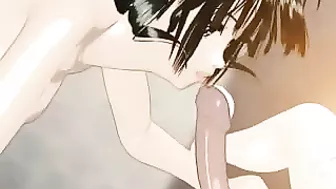 Mother Caught Lesbian Daughters with Strap-on in 3D Hentai Porn