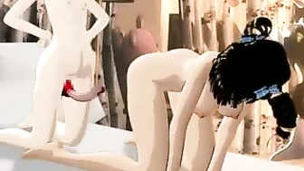 Mother Caught Lesbian Daughters with Strap-on in 3D Hentai Porn