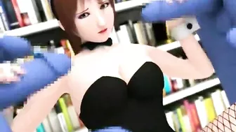 Tentacle-Sex with Big Boobs & Milk! 3D Hentai Girl Gets Tentacle Squeeze from Octopus