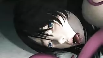 Hard Tentacle Drilling in 3D Hentai - All Holes Drilled!