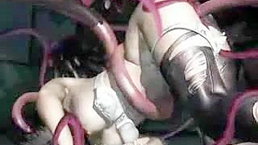 Hard Tentacle Drilling in 3D Hentai - All Holes Drilled!