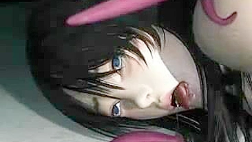 Hard Tentacle Drilling in 3D Hentai - All Holes Drilled!