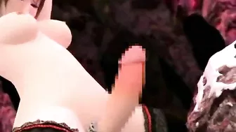 Shemale Gets Drilled by Tentacles in 3D Hentai