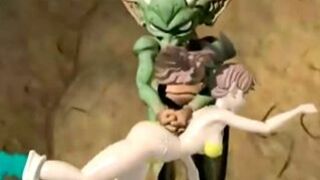 3D Hentai Battle with Monster and Sexy Tits - Anime Porn