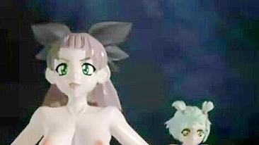 3D Hentai Battle with Monster and Sexy Tits - Anime Porn