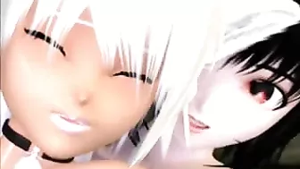 Ghetto 3D Anime Threesome Fucked by Shemale Hentai Tranny