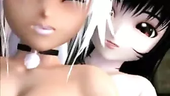 Ghetto 3D Anime Threesome Fucked by Shemale Hentai Tranny