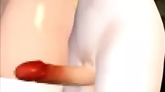 Ghetto 3D Anime Threesome Fucked by Shemale Hentai Tranny