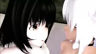 Ghetto 3D Anime Threesome Fucked by Shemale Hentai Tranny