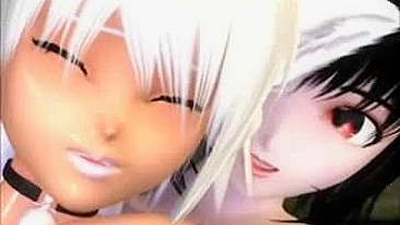 Ghetto 3D Anime Threesome Fucked by Shemale Hentai Tranny