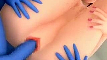 Self-Fucking with a Big Dildo in 3D Hentai