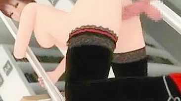 Self-Fucking with a Big Dildo in 3D Hentai