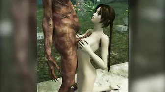 Tomb Raider Lara Croft Gets Fucked by Monsters in 3D Porn